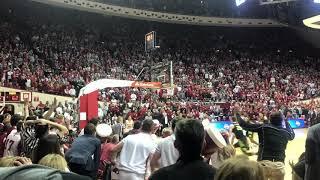 Final moments as the Indiana Hoosiers defeat #6 Michigan State