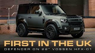 UKs FIRST LAND ROVER DEFENDER ON VOSSEN HFX-1 WHEELS  URBAN UNCUT S3 EP35