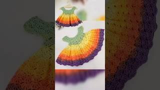 tığ işi örgü bebek elbisesi yapım videosu kanalımda yayında  #crochetpattern #örgüelbise örgüel