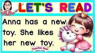 LEARN TO READ Reading Lesson for Grade123 Practice reading sentences  Reading Tutorial for Kids