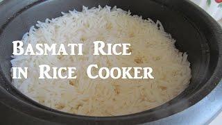 How to Cook Basmati Rice  Rice Cooker Recipes  الرز البسمتي بقدر الرز الكهربائي  #Recipe165CFF