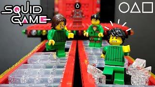 LEGO Squid Game Stop Motion Glass Bridge 레고 오징어 게임 징검다리