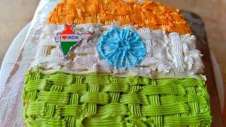 15th AUGUST CAKE  INDIAN FLAG CAKE  INDEPENDENCE DAY CAKE   by Mullans Kitchen
