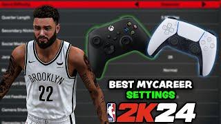 Best Settings For MyCareer In NBA 2K24 Gameplay Settings Controller Settings Coach Settings