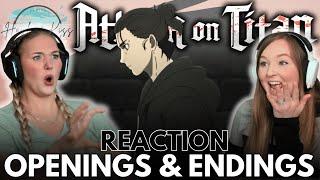 Attempting To Rank  ATTACK ON TITAN  ALL OPs & EDs Reaction