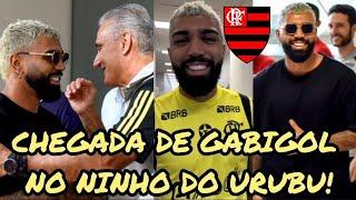 CHEGADA DE GABIGOL NO NINHO DO URUBU PRIMEIRO TREINO DE GABIGOL APÓS RECEBER O EFEITO SUSPENSIVO