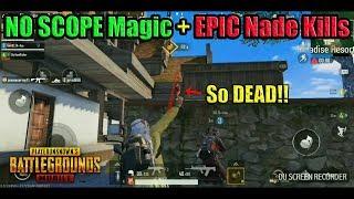 Fastest NO SCOPE + Epic Grenade Kills in PUBG Mobile  DerekG ft. DELTA GAMING & Freezing Blade