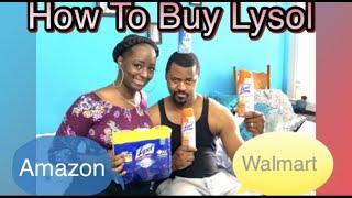 How To Buy Lysol Disinfectant Spray Online From AmazonWalmart Unboxing Tips and Reviews