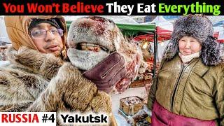 Insane Frozen Animal Market of Worlds Coldest City Yakutsk Russia 