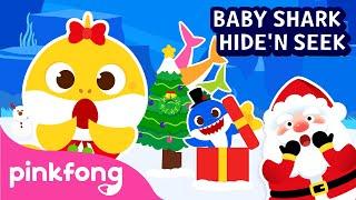 Christmas Sharks Hiden Seek  Christmas Story  Christmas Song  Pinkfong Songs for Children