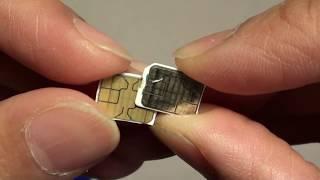 Samsung Galaxy S8 How to Cut SIM Card Down to Nano Size
