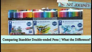 Staedtler vs Staedtler  3001 3187 3200 Double-Ended Design Journey Pens - Whats the Difference?