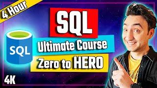 SQL Tutorial for Beginners Ultimate Full Course - From Zero to HERO