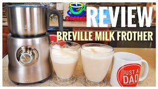 Review Breville Milk Cafe Frother Warmer BMF600XL    Works Great