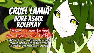 Big Cruel Lamia Captures and Swallows You ASMR Roleplay