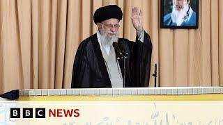 Irans supreme leader defends strikes on Israel in rare public speech  BBC News