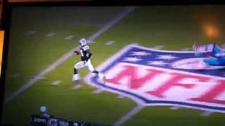 Revis returns interception for 100 yards on MNF