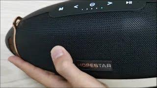 Громкая беспроводная Bluetooth колонка HOPESTAR. Водонепроницаемый бум бокс с Алиэкспресс