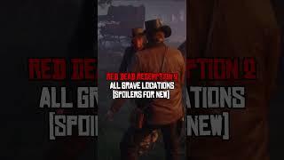 RDR2 - All Grave Locations Spoliers #shorts #rdr2