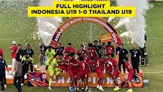 FULL HIGHLIGHT INDONESIA U-19 VS THAILAND U-19  AFF ASEAN CUP U-19  Fans Camera