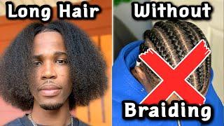 How to Grow Long Hair Super Fast Without Braiding It  Natural Hair Growth Tips 