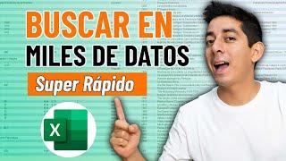 Filtrar o Buscar datos en Miles de Registros en Excel Macros VBA