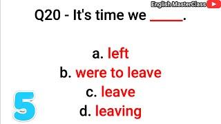 English Grammar Quiz 30 Advanced Exam Traps  English MasterClass