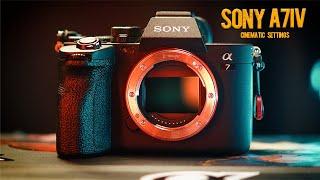Sony A7 IV BEST Cinematic settings for Video & Photo Setup Guide 2023 FX3 FX30 A7SIII