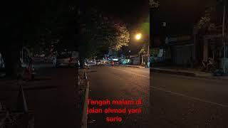 suasana malam jalan ahmad yani sario kota manado