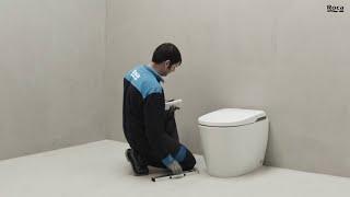 How to install In-Wash® Insignia floorstanding smart toilet  Roca