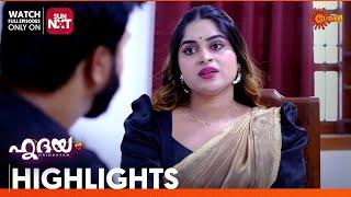 Hridhayam - Highlights of the day  21 July 2024  Surya TV