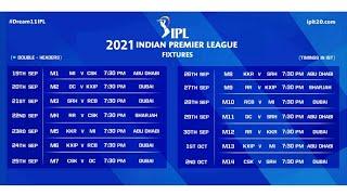 IPL 2021 UAE TO RESUME ON 19 SEPTEMBER Full Schedule  ICC T20 World Cup 2021 Dates