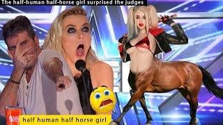 Sacred Riana Magician Fan Made SCARES The Judges with Half Man Half Horse Britains Got Talent 2023