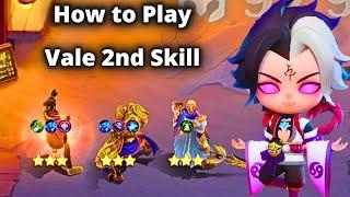 TRIPLE 3* LEGENDARY VALE SKILL 2 FULL EXPLAINED TUTORIAL  MLBB MAGIC CHESS BEST SYNERGY COMBO 2024