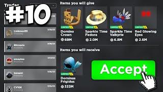 10 BIGGEST TRADES in Roblox History