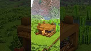 Minecraft modern wood house AMSR