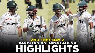 Full Highlights  Pakistan vs Bangladesh  2nd Test Day 2 2024  PCB  M8A1K