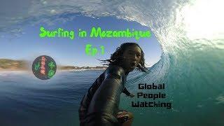 SURFING IN MOZAMBIQUE