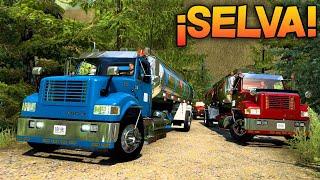 ¡VIAJE POR LA SELVA EN CARRO TANQUE  American Truck Simulator