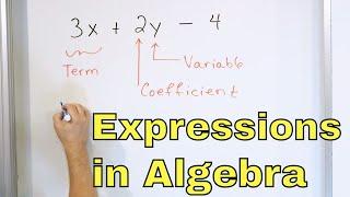 Identify Terms Coefficients & Variables in Algebraic Expressions & Equations - 6-5-13