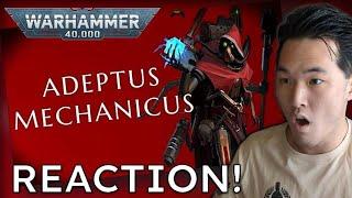 Adeptus Mechanicus - 40k Lore Reaction  Warhammer 40K  WarriorTier  Marine Veteran Reacts