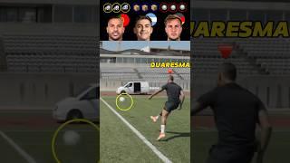 Quaresma VS Dybala VS Gotze  Powerful Shot Challenge