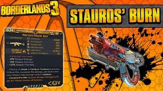 Borderlands 3  Stauros Burn Legendary Weapon Guide Extreme Burn + Automatic Critical Hits