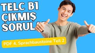 TELC B1 SORULARI PDF 4 SPRACHBAUSTEINE TEIL 2