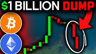 $1 BILLION BITCOIN DUMPED BY GOVERNMENT Bitcoin News Today & Ethereum Price Prediction