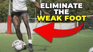 HOW TO BE SKILLED WITH BOTH FEET  NO WEAK FOOT IN FOOTBALL