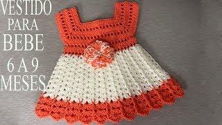 HOW TO KNIT A GIRLS DRESS TO CROCHET