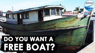 196x FREE BOAT For restoration or parts - Boat Tour Walk Around