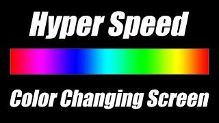 Hyper Speed Color Changing - Disco Party Led Lights 10 Hours - Flashing