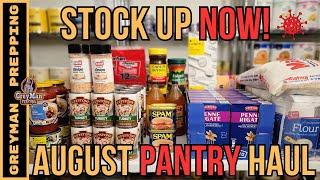 Stock Up Now Food Pantry Haul